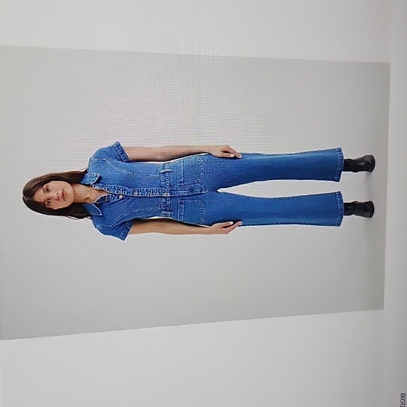 ROLLA'S NWT Sailor Jumpsuit Breaker in Mid Vintage Blue Size 8/s - Picture 12 of 13